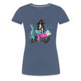 Salty Witch Women’s Premium T-Shirt - heather blue
