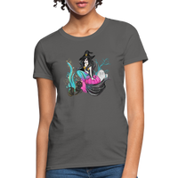 Mermaid Witch Women's T-Shirt - charcoal