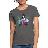 Mermaid Witch Women's T-Shirt - charcoal