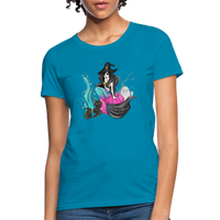 Mermaid Witch Women's T-Shirt - turquoise
