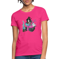 Mermaid Witch Women's T-Shirt - fuchsia
