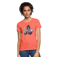Mermaid Witch Women's T-Shirt - heather coral