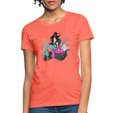 Mermaid Witch Women's T-Shirt - heather coral