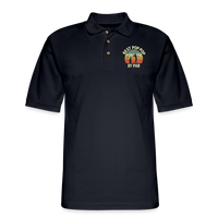 Best Pop Pop By Par Men's Pique Polo Shirt - midnight navy