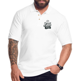 Official Cookie Taster Men's Pique Polo Shirt - white