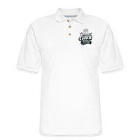 Official Cookie Taster Men's Pique Polo Shirt - white