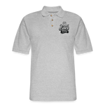 Official Cookie Taster Men's Pique Polo Shirt - heather gray