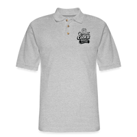 Official Cookie Taster Men's Pique Polo Shirt - heather gray