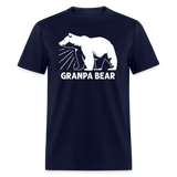 Grandpa Bear Unisex Classic T-Shirt - navy
