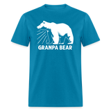 Grandpa Bear Unisex Classic T-Shirt - turquoise