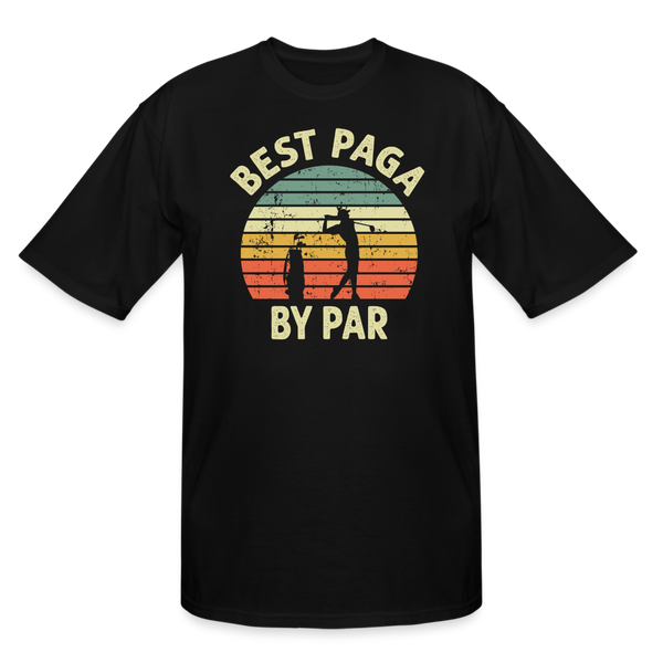 Best Paga By Par Men's Tall T-Shirt - black