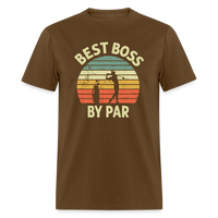 Best Boss By Par Unisex Classic T-Shirt - brown