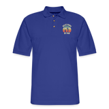 Best Pops By Par Men's Pique Polo Shirt - royal blue