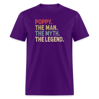 Poppy the Man the Myth the Legend Unisex Classic T-Shirt - purple