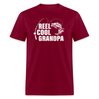 Reel Cool Grandpa Unisex Classic T-Shirt - burgundy