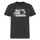 Reel Cool Grandpa Unisex Classic T-Shirt - heather black