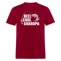 Reel Cool Grandpa Unisex Classic T-Shirt - dark red