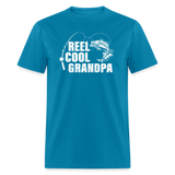 Reel Cool Grandpa Unisex Classic T-Shirt - turquoise