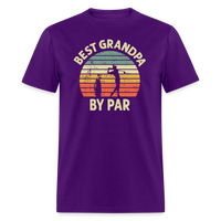 Best Grandpa By Par Unisex Classic T-Shirt - purple