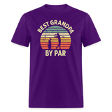 Best Grandpa By Par Unisex Classic T-Shirt - purple