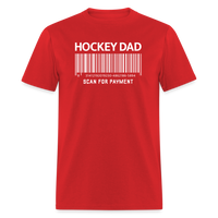 Hockey Dad Scan for Payment Unisex Classic T-Shirt - red