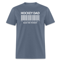 Hockey Dad Scan for Payment Unisex Classic T-Shirt - denim