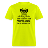 Every Snack You Make Schnauzer Unisex Classic T-Shirt - safety green