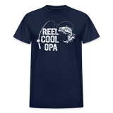 Reel Cool Opa Gildan Ultra Cotton Adult T-Shirt - navy