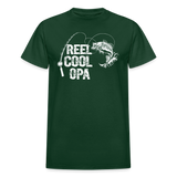 Reel Cool Opa Gildan Ultra Cotton Adult T-Shirt - forest green