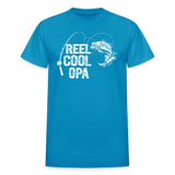 Reel Cool Opa Gildan Ultra Cotton Adult T-Shirt - turquoise