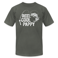 Reel Cool Pappy Unisex Jersey T-Shirt by Bella + Canvas - asphalt