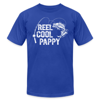 Reel Cool Pappy Unisex Jersey T-Shirt by Bella + Canvas - royal blue