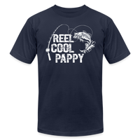 Reel Cool Pappy Unisex Jersey T-Shirt by Bella + Canvas - navy