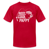Reel Cool Pappy Unisex Jersey T-Shirt by Bella + Canvas - red
