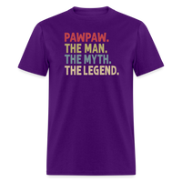 Pawpaw the Man the Myth the Legend Unisex Classic T-Shirt - purple