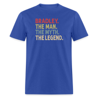 Bradley the Man the Myth the Legend Unisex Classic T-Shirt - royal blue