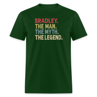 Bradley the Man the Myth the Legend Unisex Classic T-Shirt - forest green