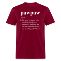 Pawpaw Definiton Unisex Classic T-Shirt - burgundy