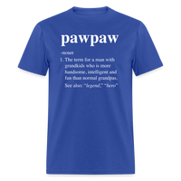 Pawpaw Definiton Unisex Classic T-Shirt - royal blue