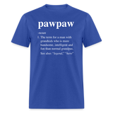 Pawpaw Definiton Unisex Classic T-Shirt - royal blue