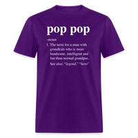 Pop Pop Definition Unisex Classic T-Shirt - purple