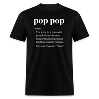 Pop Pop Definition Unisex Classic T-Shirt - black