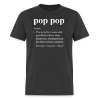 Pop Pop Definition Unisex Classic T-Shirt - heather black