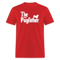 The Pugfather Unisex Classic T-Shirt - red