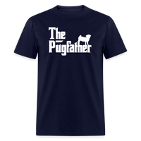 The Pugfather Unisex Classic T-Shirt - navy