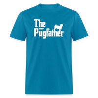 The Pugfather Unisex Classic T-Shirt - turquoise