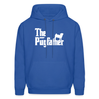 The Pugfather Men's Hoodie - royal blue