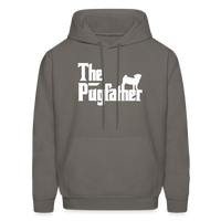 The Pugfather Men's Hoodie - asphalt gray