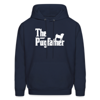 The Pugfather Men's Hoodie - navy