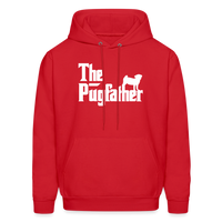 The Pugfather Men's Hoodie - red